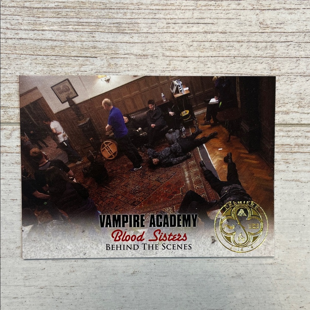 Vampire Academy Blood Sisters #86 Trading Card Gold Premiere Stamp